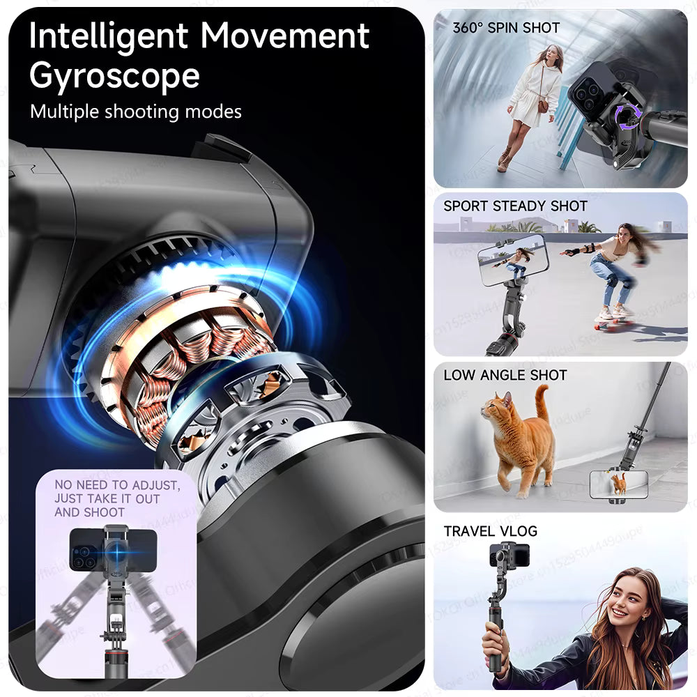 TOKQI C22 — AI Face Tracking Gimbal Tripod